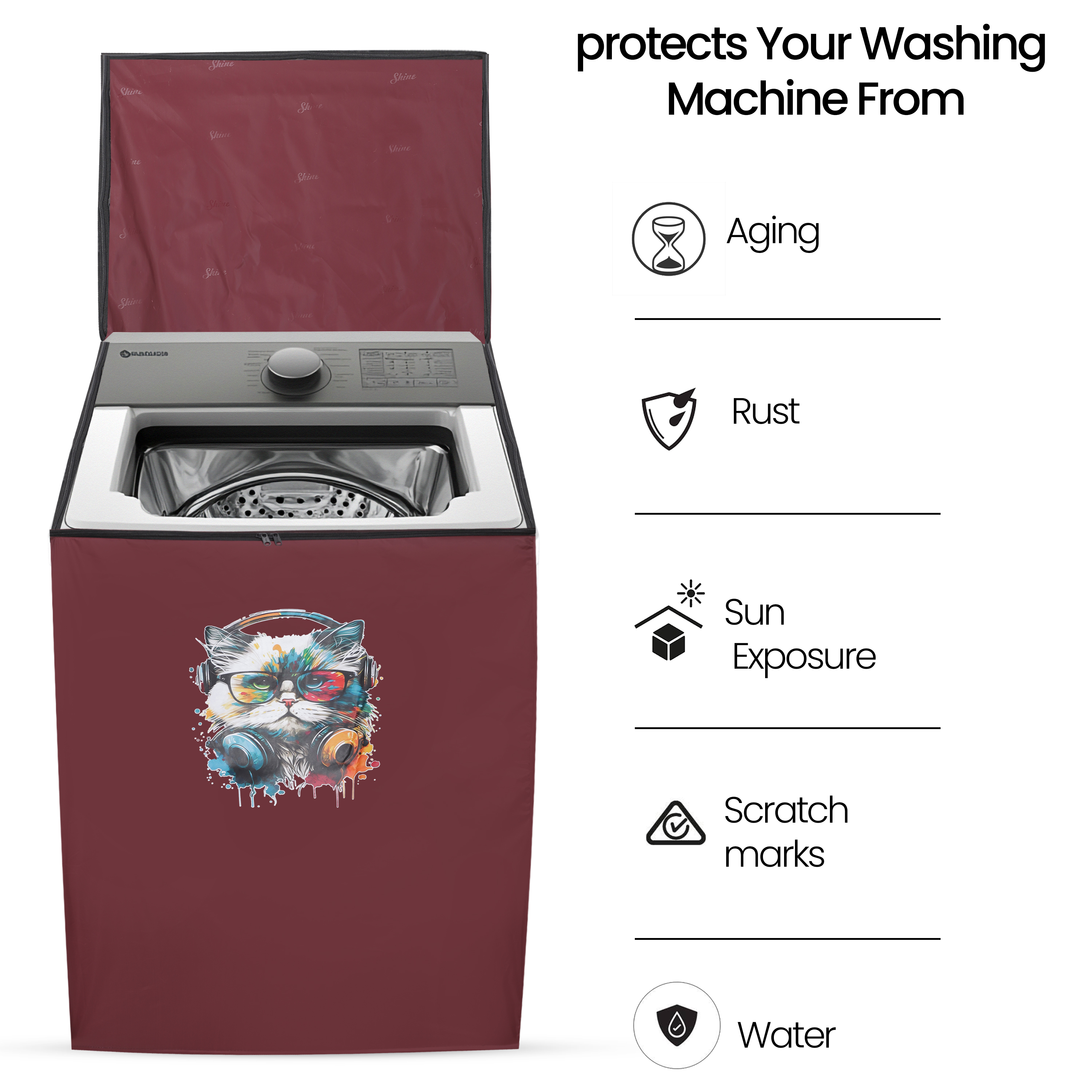 washing-machine-cover-maroon