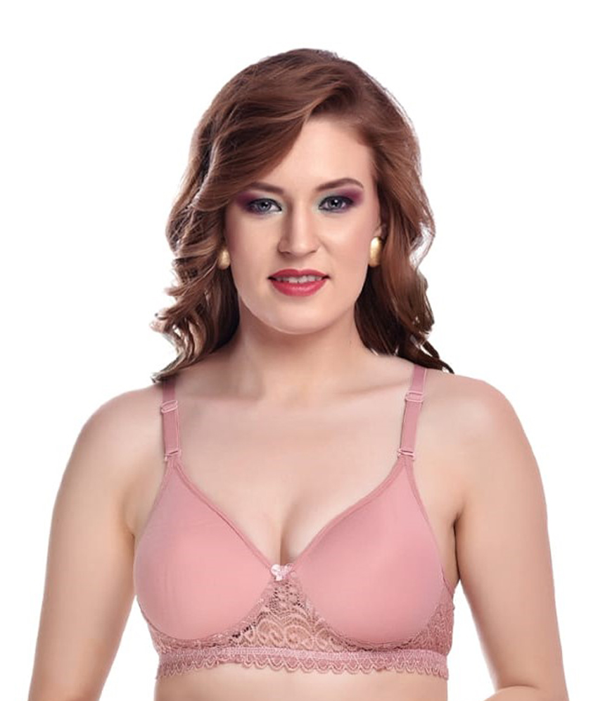Pack of 3 Cotton Blend Lightly Padded Bralette Bra